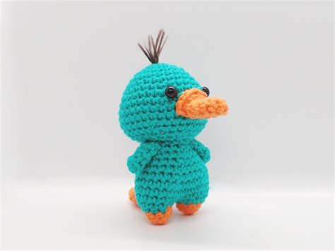 Mini Perry The Platypus Crochet Pattern Amigurumi Pattern Etsy