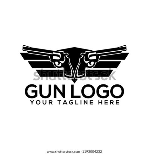 Creative Gun Logo Design Gun Logo Stock Vector Royalty Free