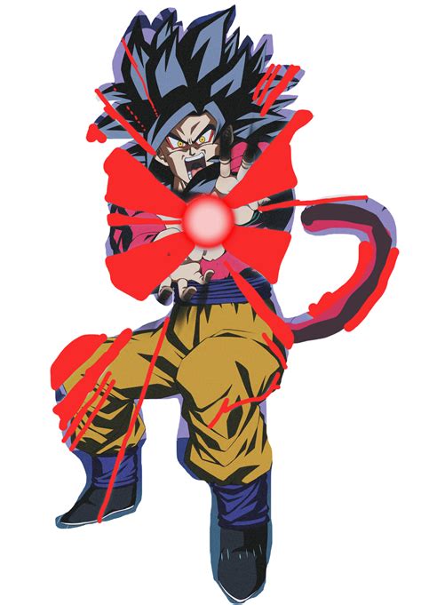 Ssj4 Goku 10x Kamehameha By Robzap18 On Deviantart