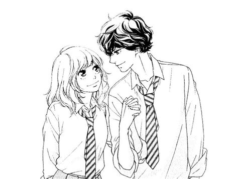 Yoshioka Futaba Mabuchi Kou Ao Haru Ride Ao Haru Ride Manga Anime Manga Art Manga Couples