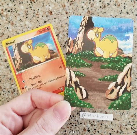 Pokemon Card Numel By Starbuxx On Deviantart