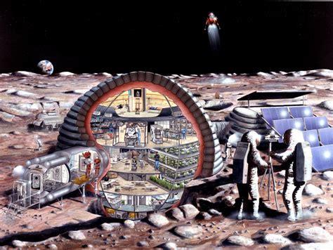 Private Spaceflight Companies Eye Moon Bases Space