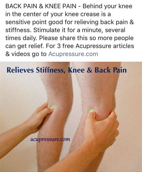 Acupressure Points For Knee