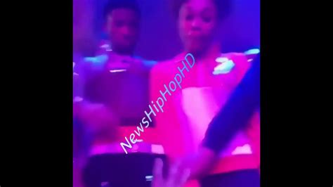 Nba Youngboys Girlfriend Jania Bania Almost Fights When Fan Touching