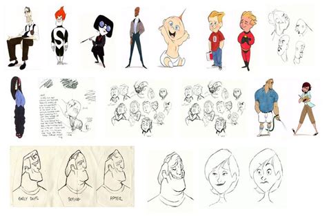 Pixar Character Design Character Design Disney Pixar Concept Art