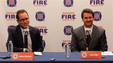 Chicago Fire Owner Andrew Hauptman Introduces New Head Coach Frank
