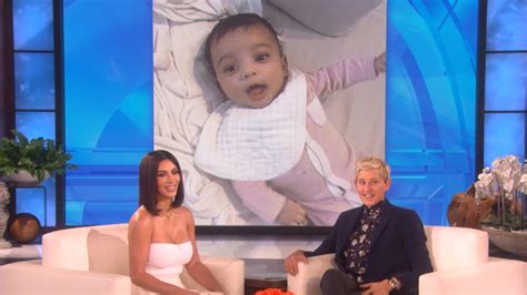 Kim Kardashian Reveals On Ellen Why She And Kanye West Named Their