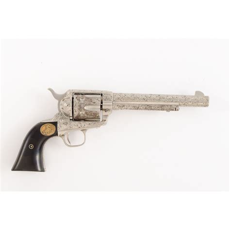 Cased Engraved Colt Single Action Army Revolver Cowans Auction