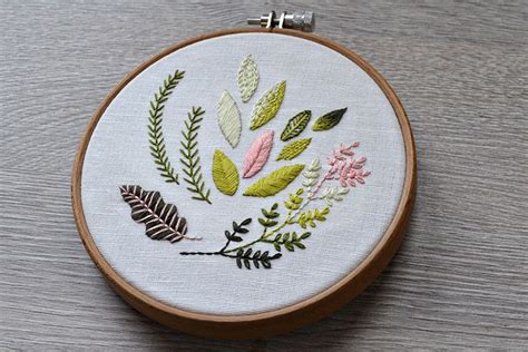 9 Methods Of Leaf Embroidery Pumora All About Hand Embroidery