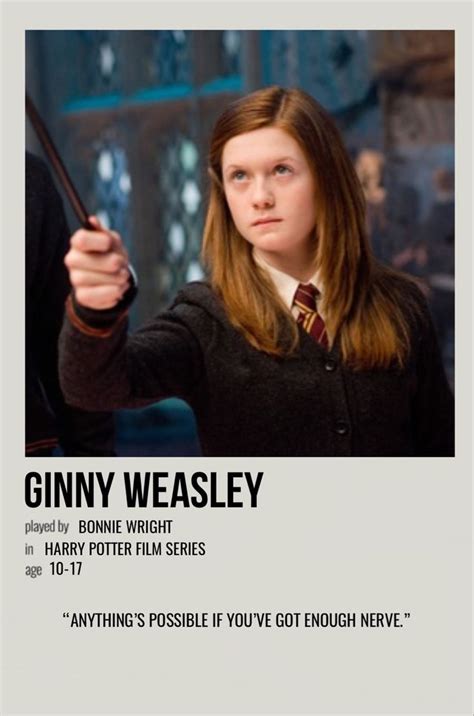 Ginny Weasley Harry Potter Movie Posters Ginny Weasley Harry Potter Ginny