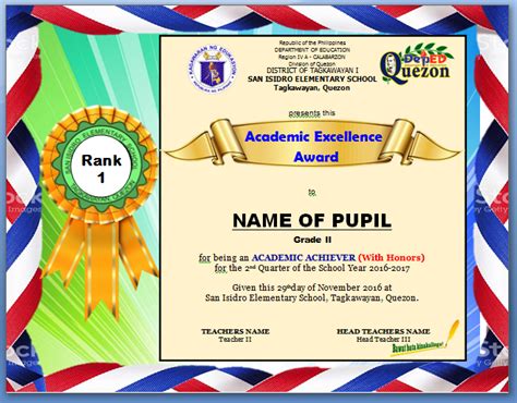 If you select the option to edit each. template02.png (657×513) | Student awards certificates ...