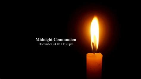 Midnight Communion At St Edwards Church Corfe Castle