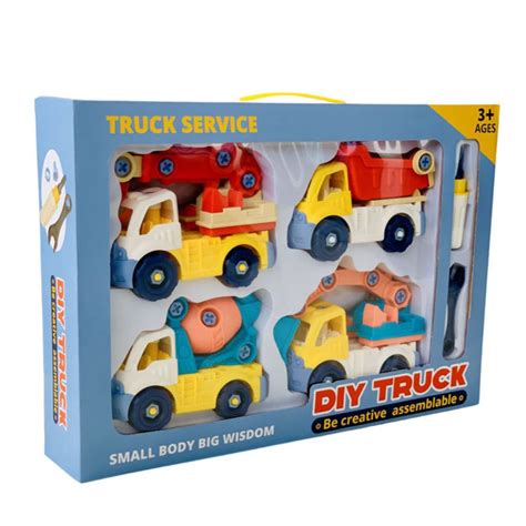 Bitsy Toys Diy Truck Set Of 4