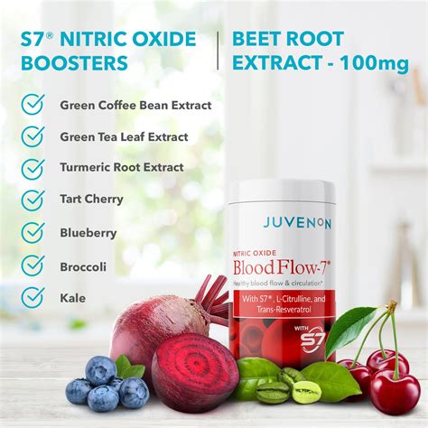 Nitric Oxide Blood Flow 7 Nitric Oxide Supplement With L Arginine And