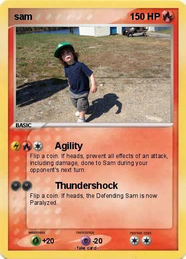 Pokémon Sam 1185 1185 Agility My Pokemon Card