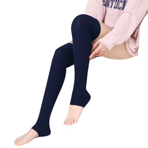 Women Knit Long Boot Stockings Over The Knee High Slim Leg Thigh