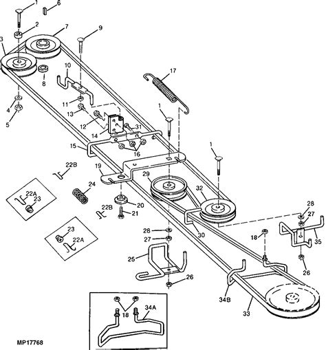 John Deere Mower Deck Belt Diagram John Deere 46 Mower Deck Deck