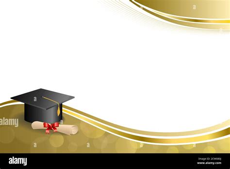 Antecedentes Resumen Educación Beis Graduación Cap Diploma Rojo Arco