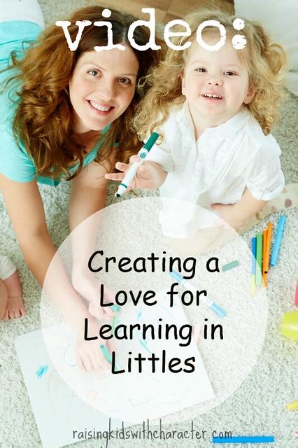 Video Creating A Love For Learning In Littles Character Ink