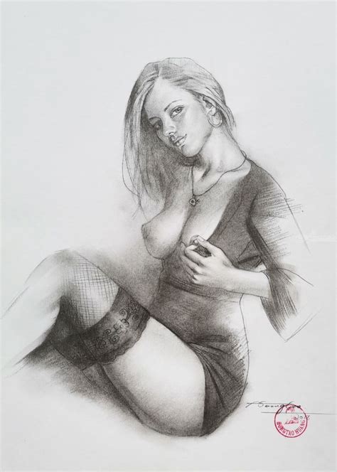 Drawing Female Nude Drawings Sketch By Hongtao Huang Artist Com
