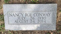 Nancy Roe Conway Find A Grave Memorial