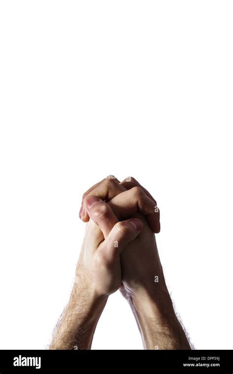 Hands Clasped Together For Prayer Cut Out Stock Images And Pictures Alamy