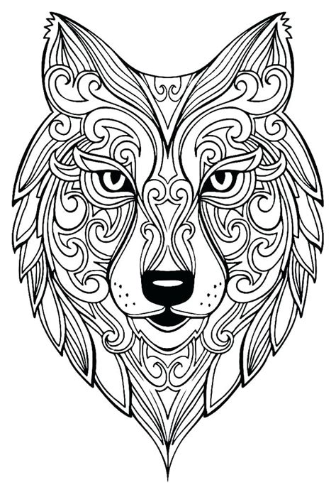 Wolf Coloring Pages For Adults Best Coloring Pages For Kids