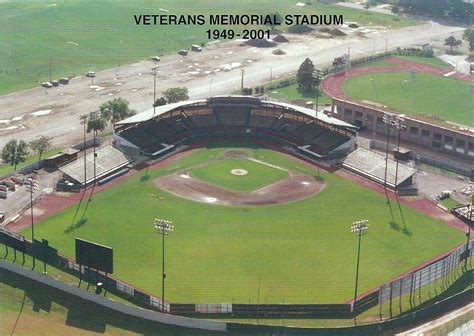 Veterans Memorial Stadium Cedar Rapids 1949 2001 Stadium Postcards