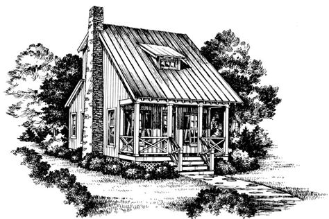 Discover affordable prefab cabins at zook cabins! Little Red Plan #742 - Cabins & Cottages Under 1,000 ...