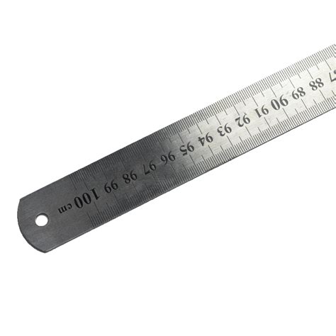Double Sided 1m 100cm 40inch Stainless Steel Straight Metal Ruler Buy