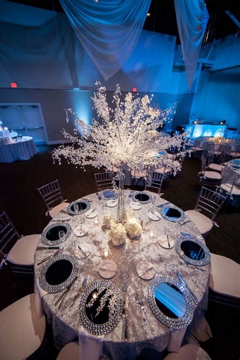 Planning a winter wonderland baby shower doesn't have to be difficult; 20 Whimsical Winter Wonderland Wedding Centerpieces ...