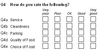 Select an image from your device( max: Working with rating scale questions | Snap Surveys
