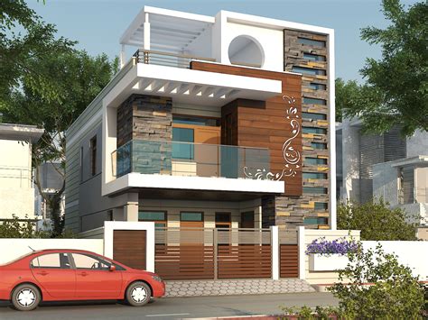Pin By Arch Point On Ground2 Residence Designs House Front Design