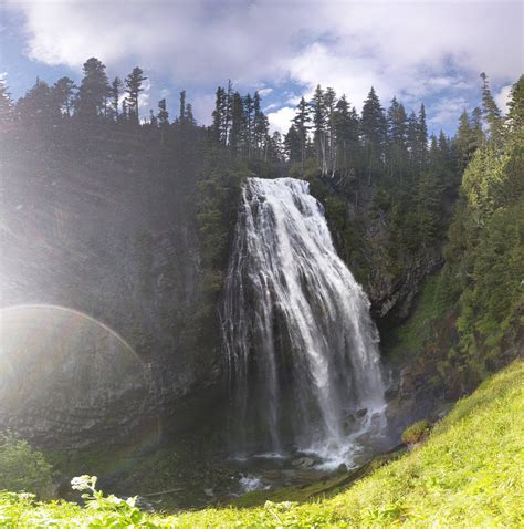 Narada Falls At Mt Rainier National Park In Washington 2299x2319 Oc