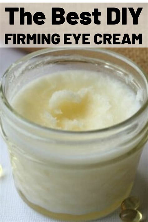 The Best Firming Homemade Eye Cream Firming Eye Cream Natural Eye