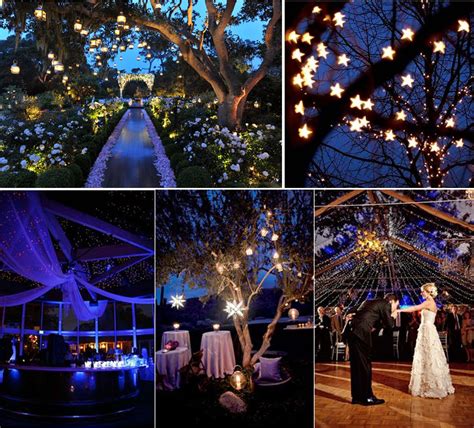 Decorations with glitz and glamor can be tailored to fit a number of themes. Awesome Starry Night Wedding Theme 02 - OOSILE