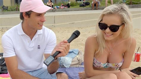 Bikini Girls On Does Size Matter Street Interviews