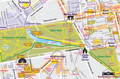 Sample London Tube And Walk Spot Map