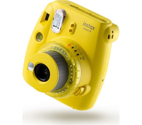 Instax Mini 9 Instant Camera Yellow Fast Delivery Currysie