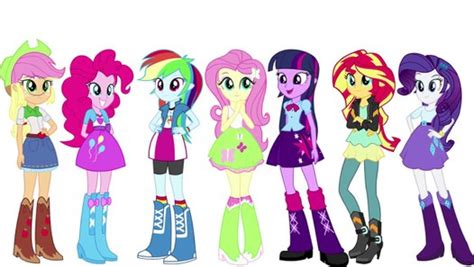 My Little Pony Equestria Girls Color Swap Mane 7 Transforms Into