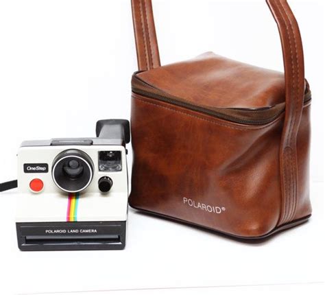 Vintage Polaroid Brown Soft Case For Onestep By Lephotographeny Instant
