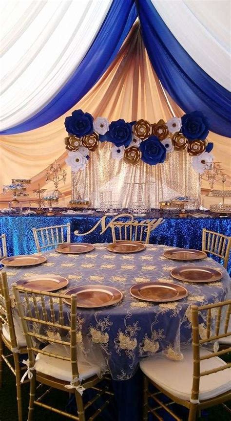 blue quinceanera themes