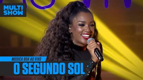 Iza Canta Segundo Sol De Nando Reis Música Boa Ao Vivo Música