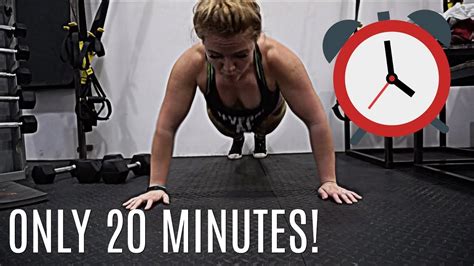 4 Exercises 20 Minutes Hiit Workout Youtube