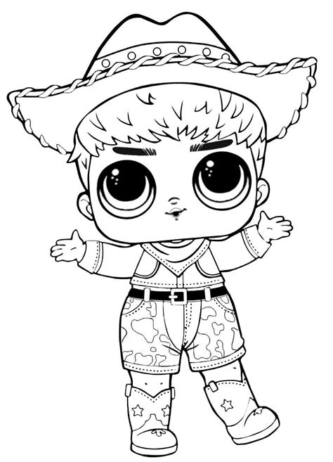 Lol Surprise Boys Coloring Pages Print Brothers Popular Lol Dolls Images