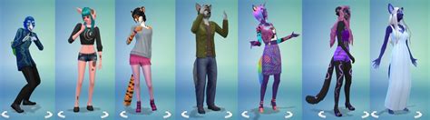 Sims 4 All My Current Furry Skin Overlays Download Below
