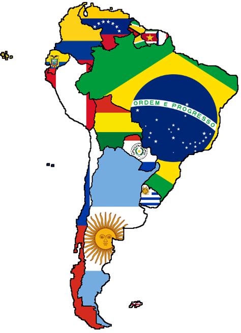 Map Of South America Png