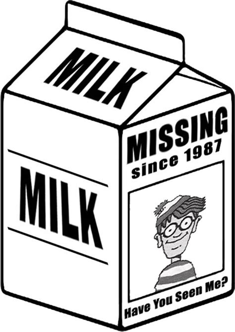 Choose from 50+ milk carton graphic resources and download in the form of png, eps, ai or psd. Missing Person Picture on Milk Carton Coloring Page - NetArt