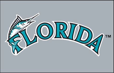 Florida Marlins Wordmark Logo Word Mark Logo Marlins Mlb Team Logos