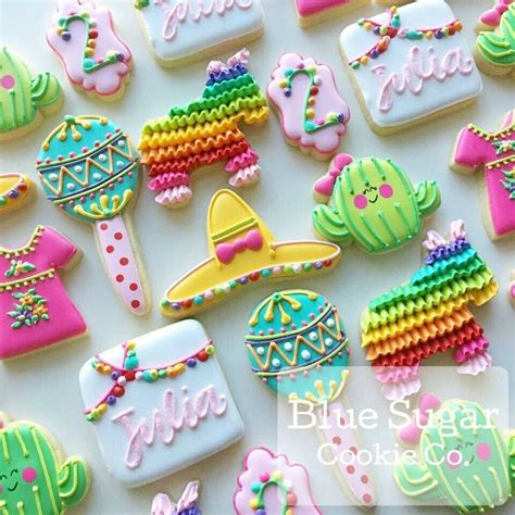 Fiesta Birthday Party Sugar Cookies Artofit